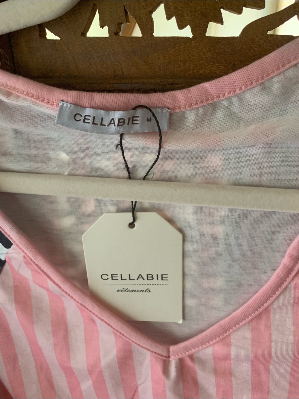 Cellabie Pink Striped Top